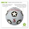 Champion Sports Rubber Sports Ball, For Soccer, No. 3 Size, White/Black SRB3 - alternate 4
